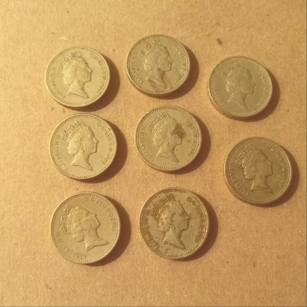 Queen Elizabeth ll One Pound Coin Set